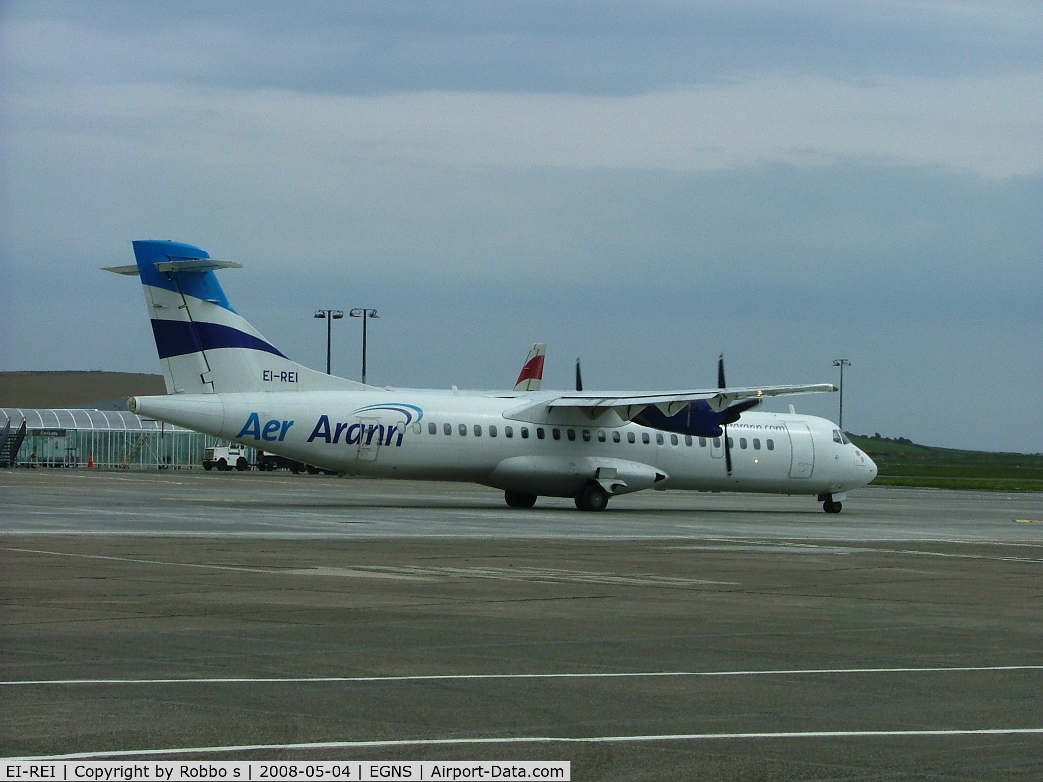 EI-REI, 1991 ATR 72-201 C/N 267, EI-REI at EGNS on lease to Euromanx.