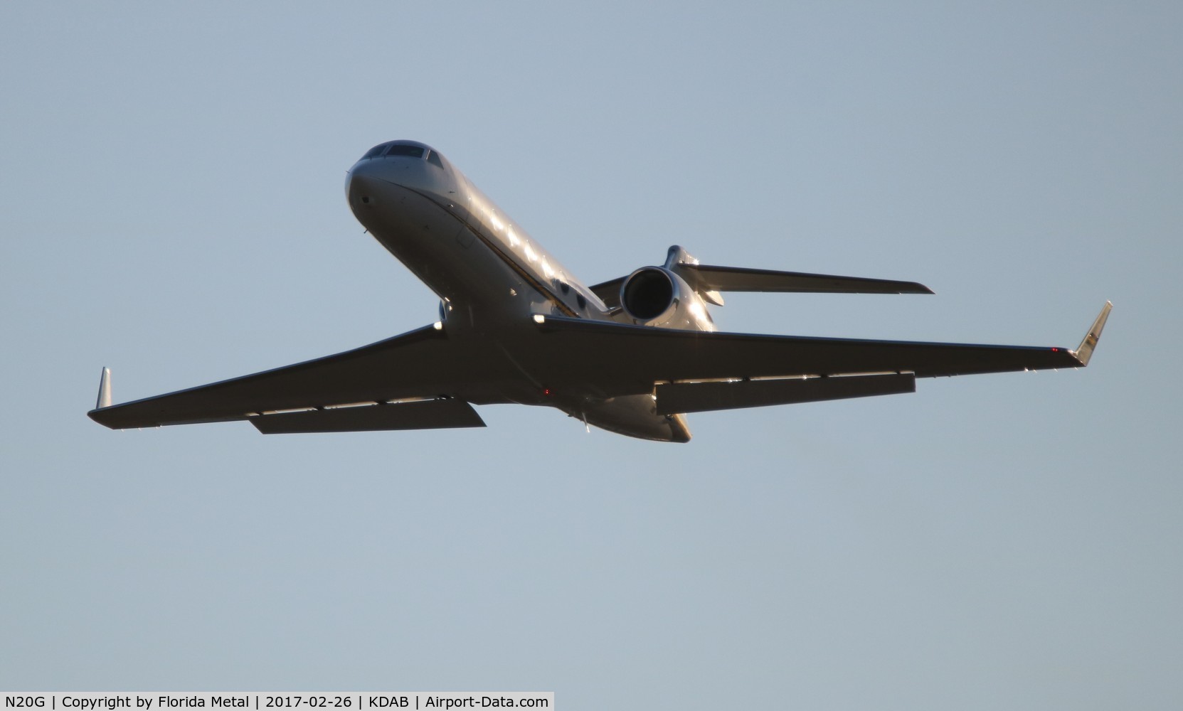 N20G, Gulfstream Aerospace GIV-X (G450) C/N 4212, DAB 2017