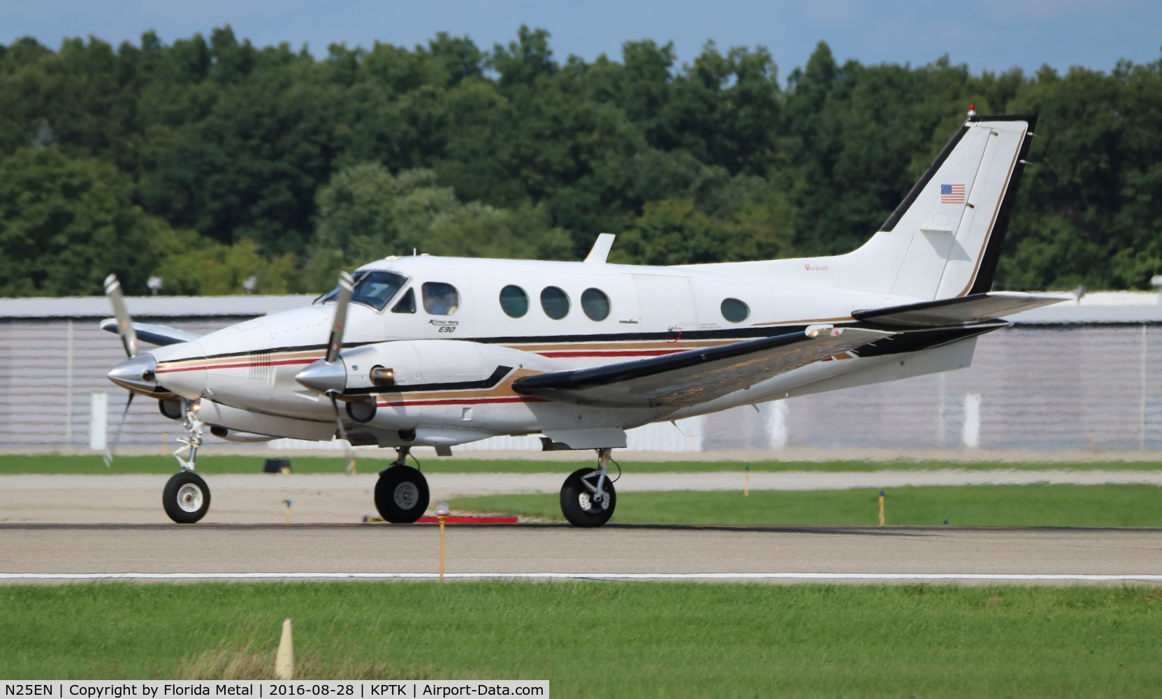 N25EN, 1979 Beech E90 King Air C/N LW-239, Pontiac 2016