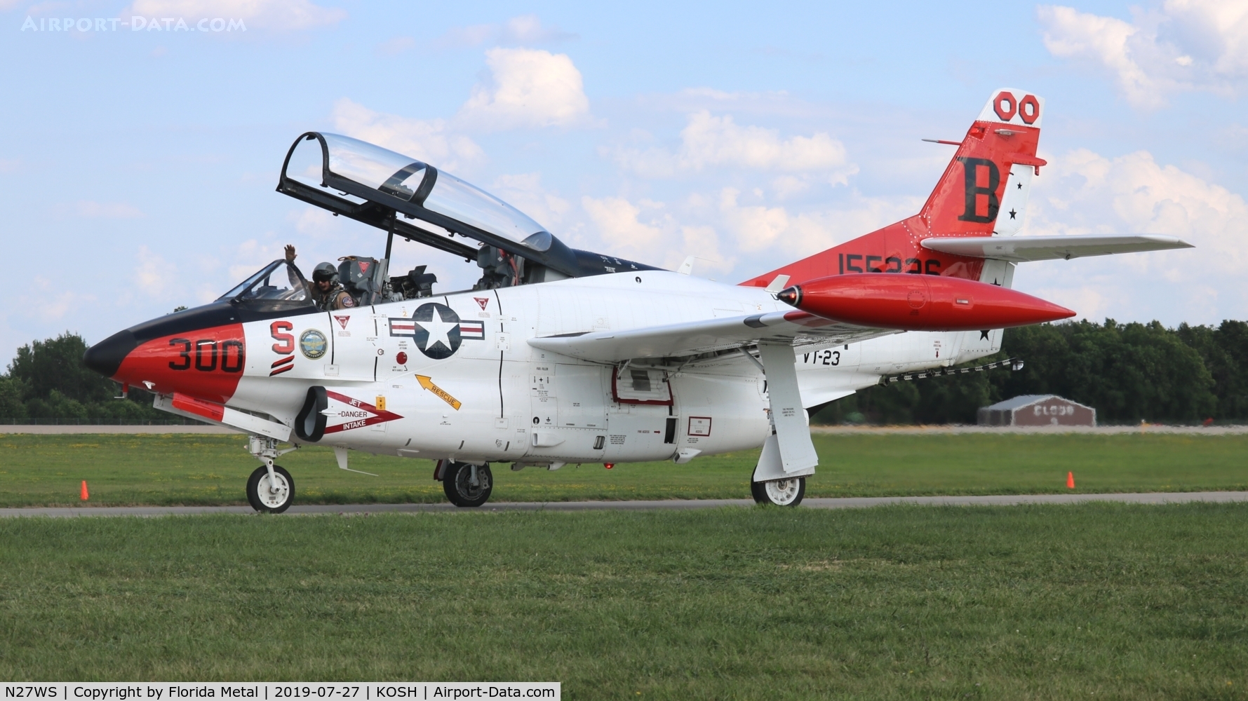 N27WS, North American T-2B Buckeye C/N 310-30, Air Venture 2019