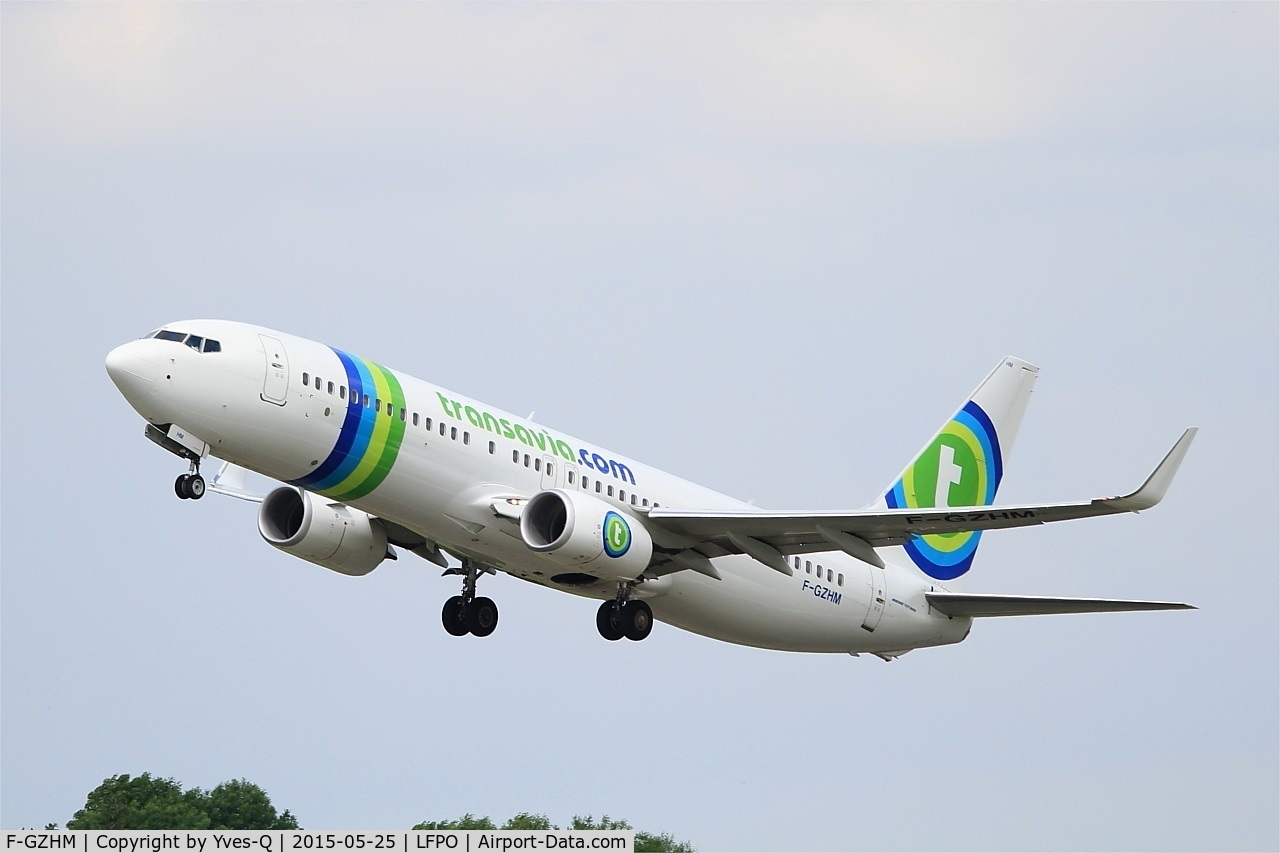 F-GZHM, 2014 Boeing 737-8K2 C/N 37792, Boeing 737-8K2, Take off rwy 24, Paris-Orly airport (LFPO-ORY)