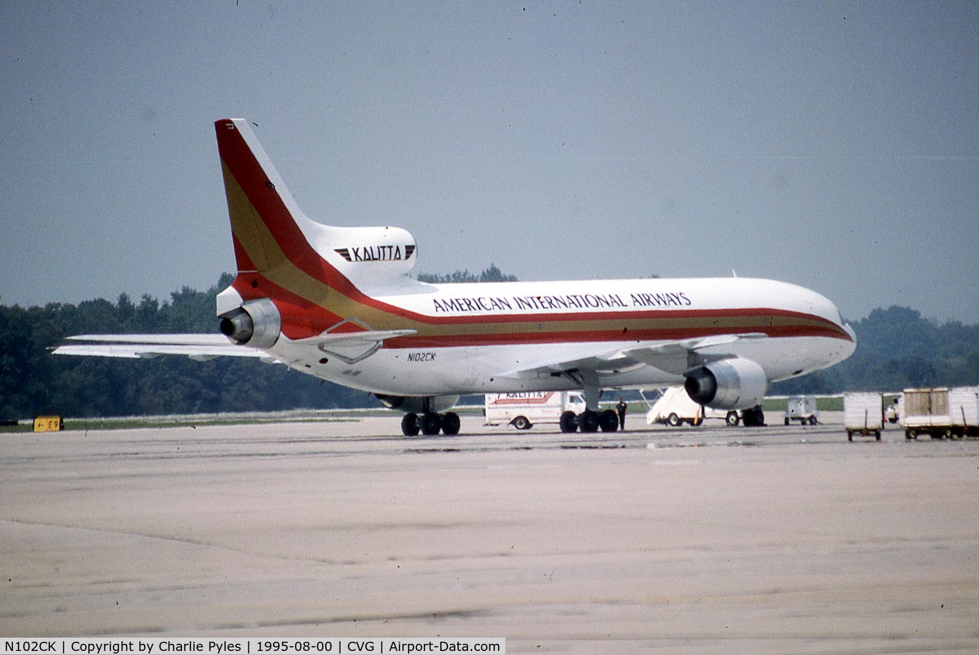 N102CK, 1980 Lockheed L-1011-200F Tristar C/N 193N-1198, At DHL Ramp