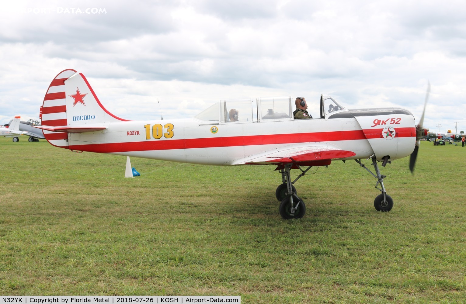 N32YK, 1986 Yakovlev Yak-52 C/N 866907, Air Venture 2018