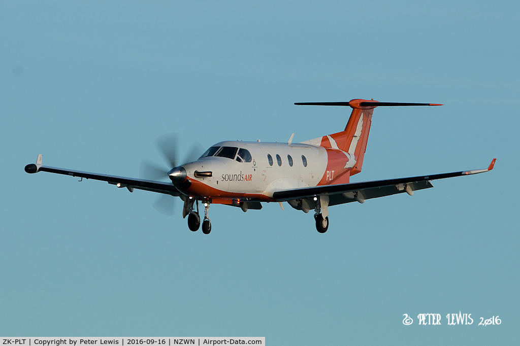 ZK-PLT, 2001 Pilatus PC-12/45 C/N 379, Sounds Air Travel & Tourism Ltd., Picton