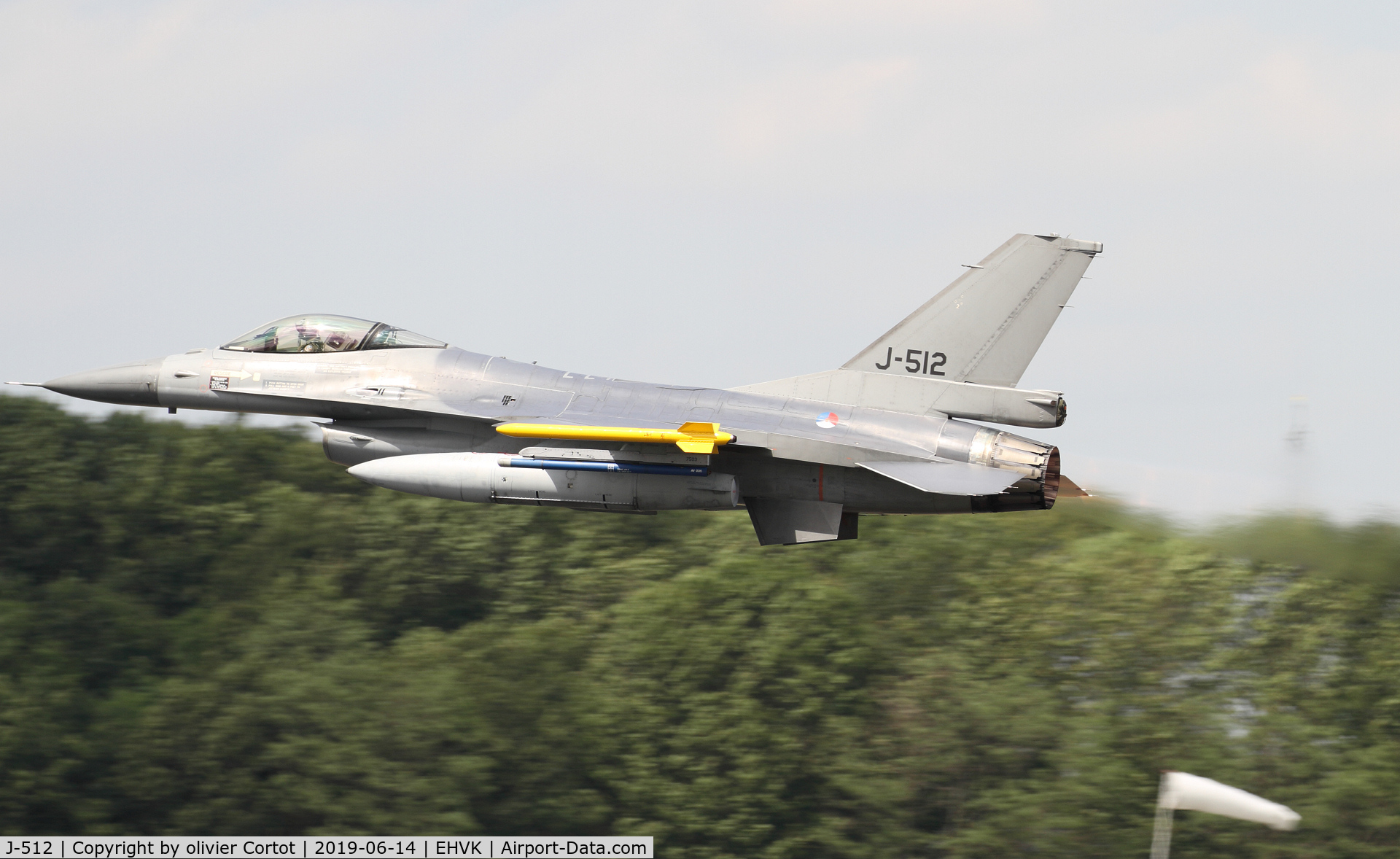 J-512, Fokker F-16AM Fighting Falcon C/N 6D-151, 2019 airshow