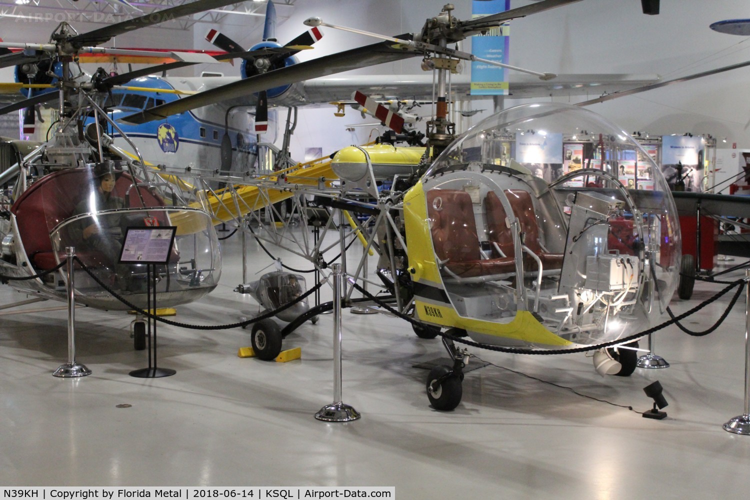 N39KH, 1947 Bell 47D C/N 39, Hiller Museum