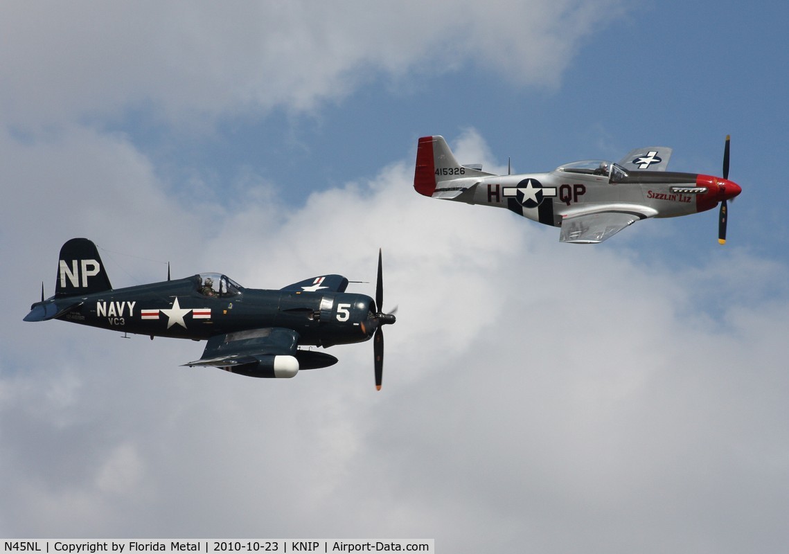 N45NL, 1951 Vought F4U-5NL Corsair C/N 124692, NAS JAX 2010