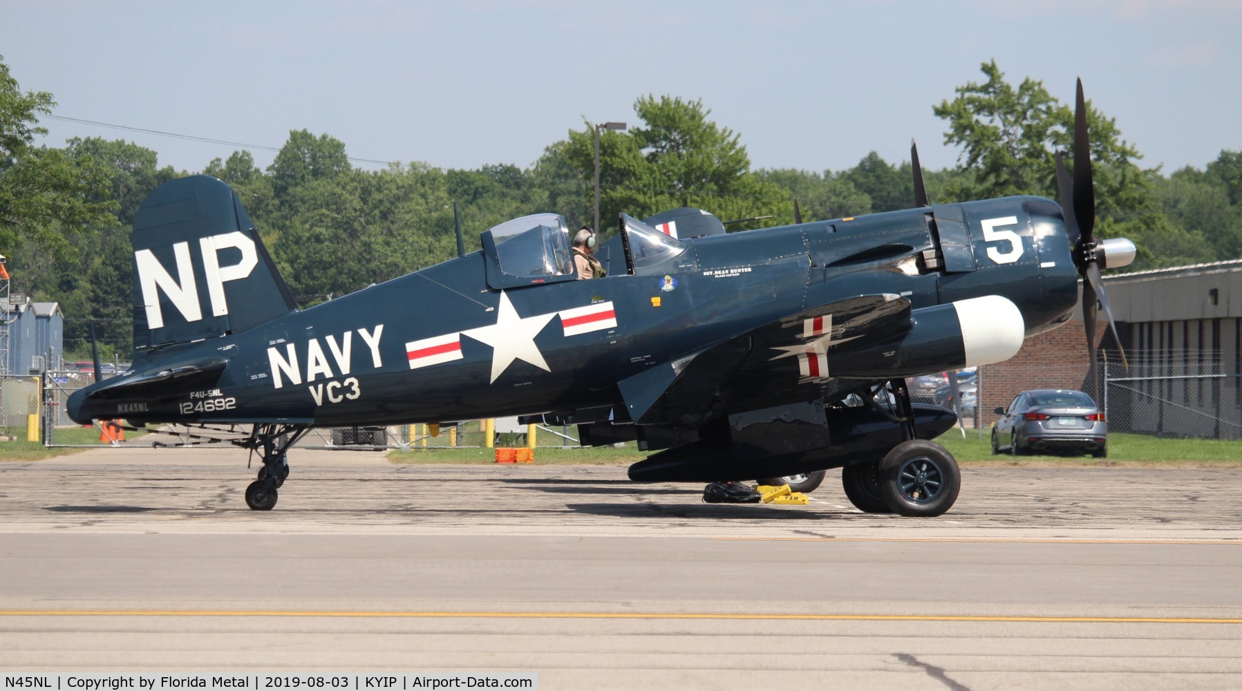 N45NL, 1951 Vought F4U-5NL Corsair C/N 124692, Thunder Over Michigan 2019