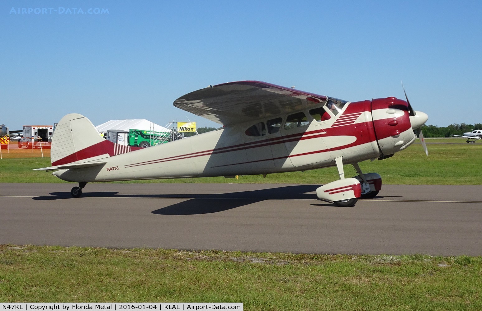 N47KL, 1947 Cessna 195A C/N 7053, Sun N fun 2017