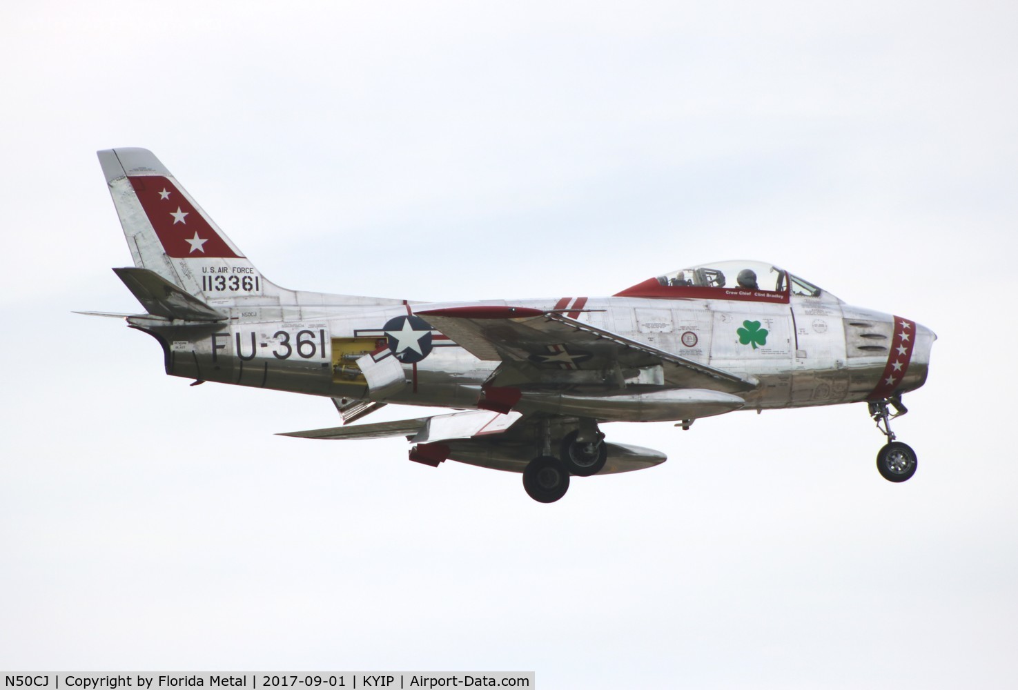 N50CJ, Canadair CL-13B Sabre 6 C/N 1490, Thunder Over Michigan 2017