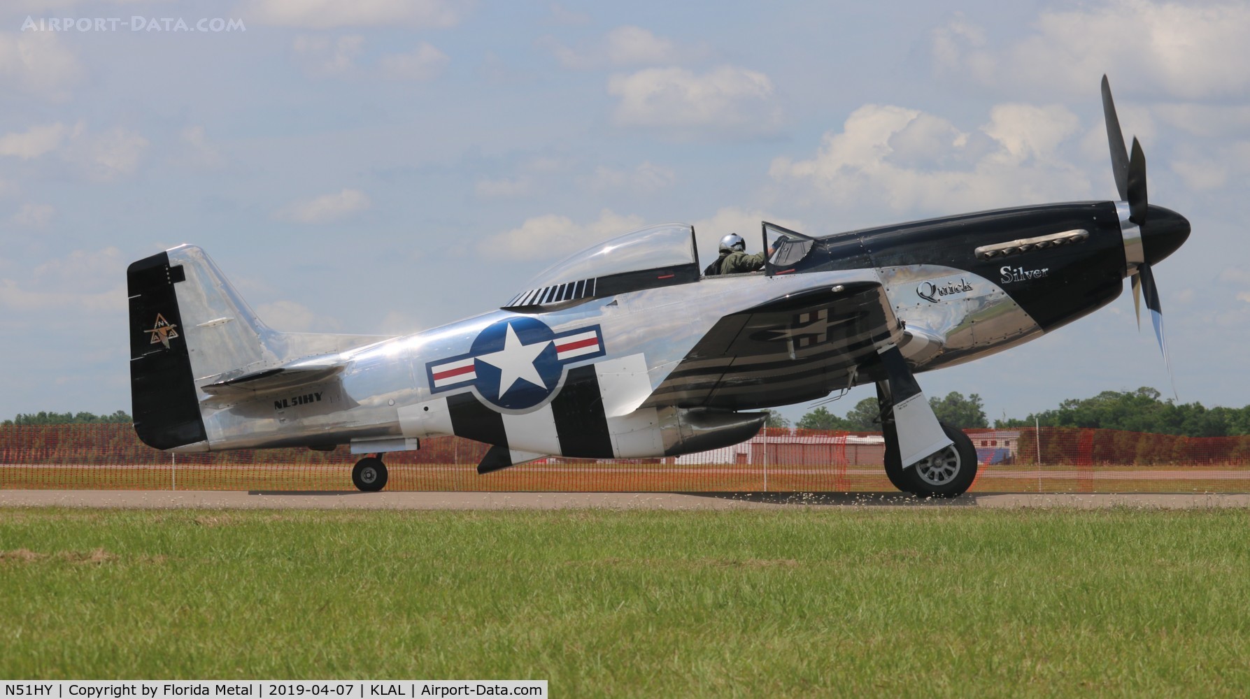N51HY, 1944 North American P-51D Mustang C/N 45-11439, Sun N Fun 2019