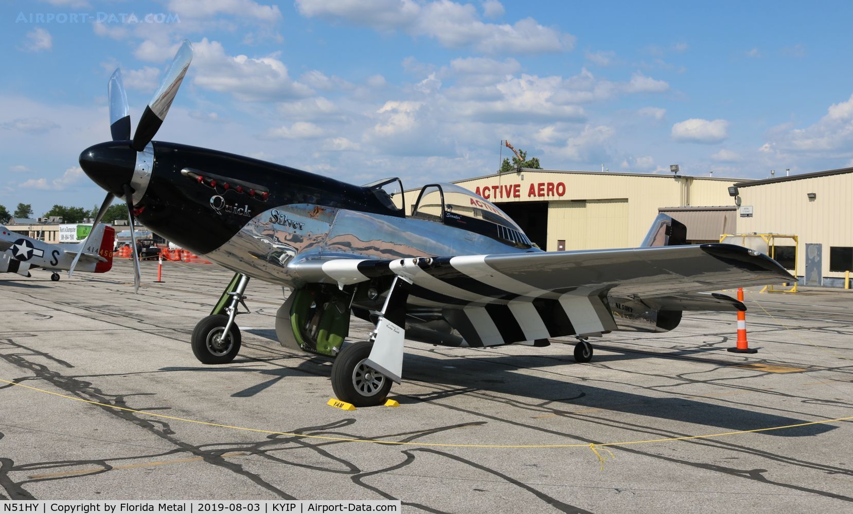 N51HY, 1944 North American P-51D Mustang C/N 45-11439, Thunder Over Michigan 2019