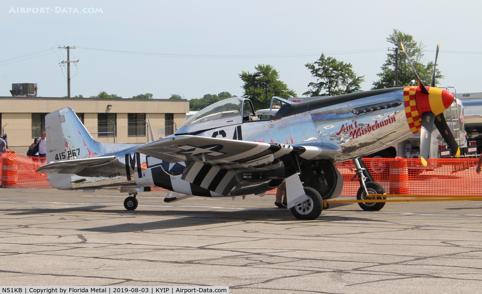 N51KB, 1961 North American F-51D Mustang C/N 44-74009, Thunder Over Michigan 2019