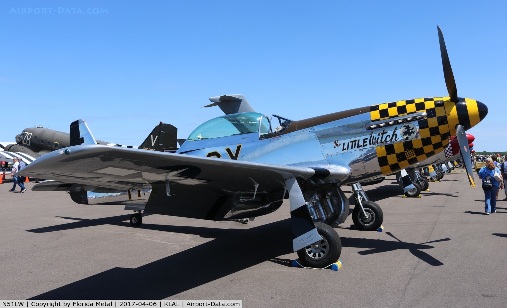 N51LW, 1962 North American P-51D Mustang C/N 122-41037, Sun N Fun 2017