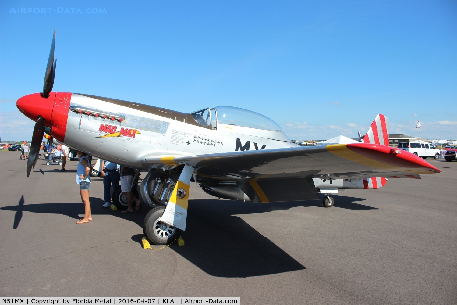 N51MX, 1944 North American F-51D Mustang C/N 45-11559, Sun N Fun 2016