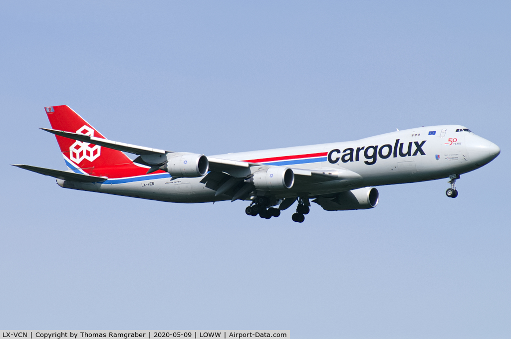 LX-VCN, 2016 Boeing 747-8R7F C/N 38076, Cargolux Boeing 747-8R7F