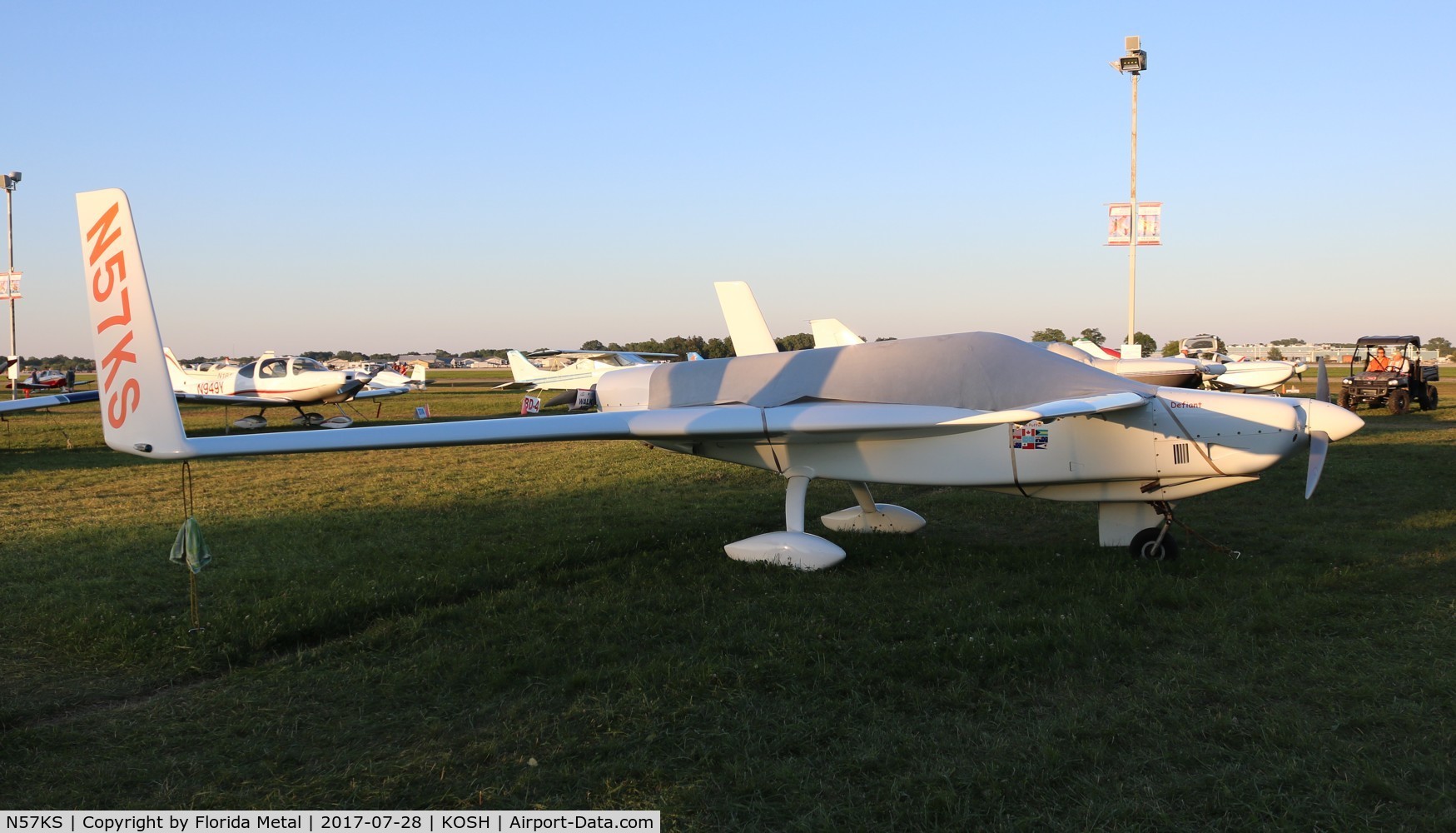 N57KS, 2005 Rutan Defiant C/N 86, Air Venture 2017