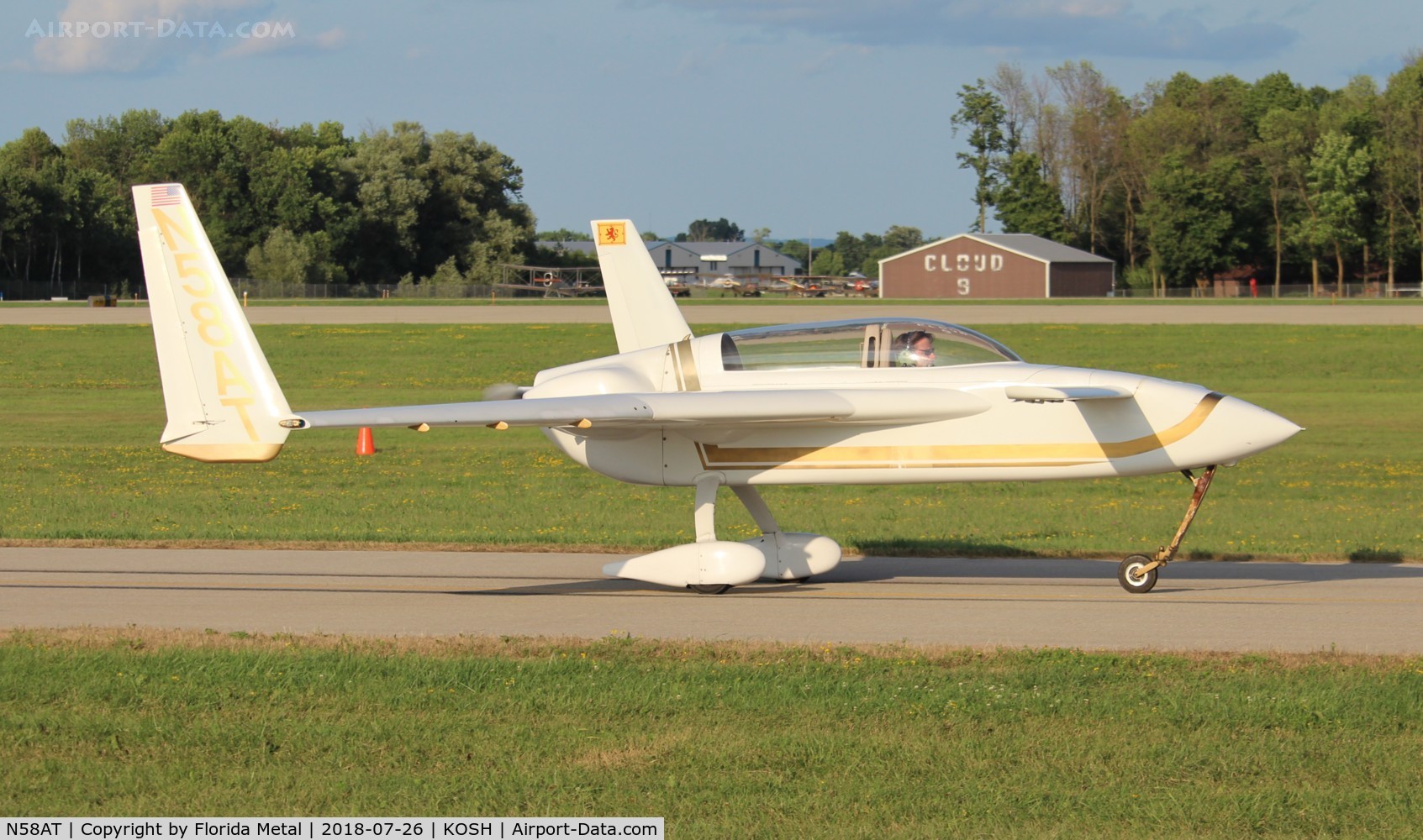 N58AT, 1994 Rutan Long-EZ C/N 1266, Air Venture 2018