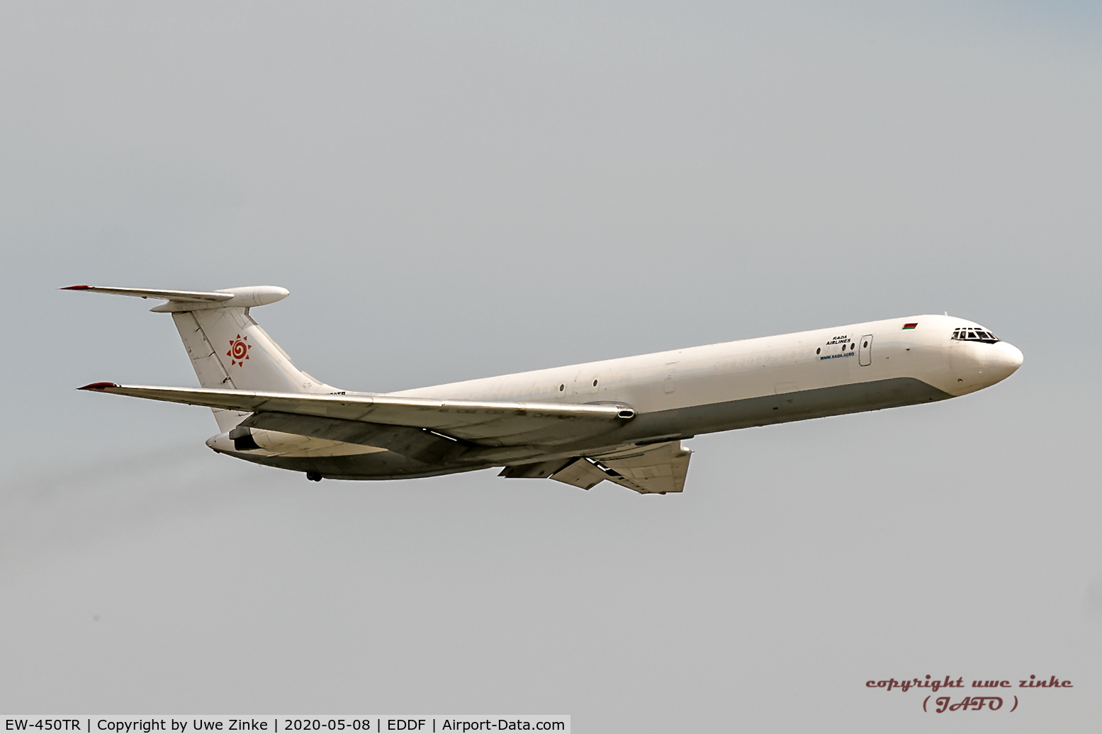 EW-450TR, 1985 Ilyushin Il-62MF C/N 4546257, in Frankfurt