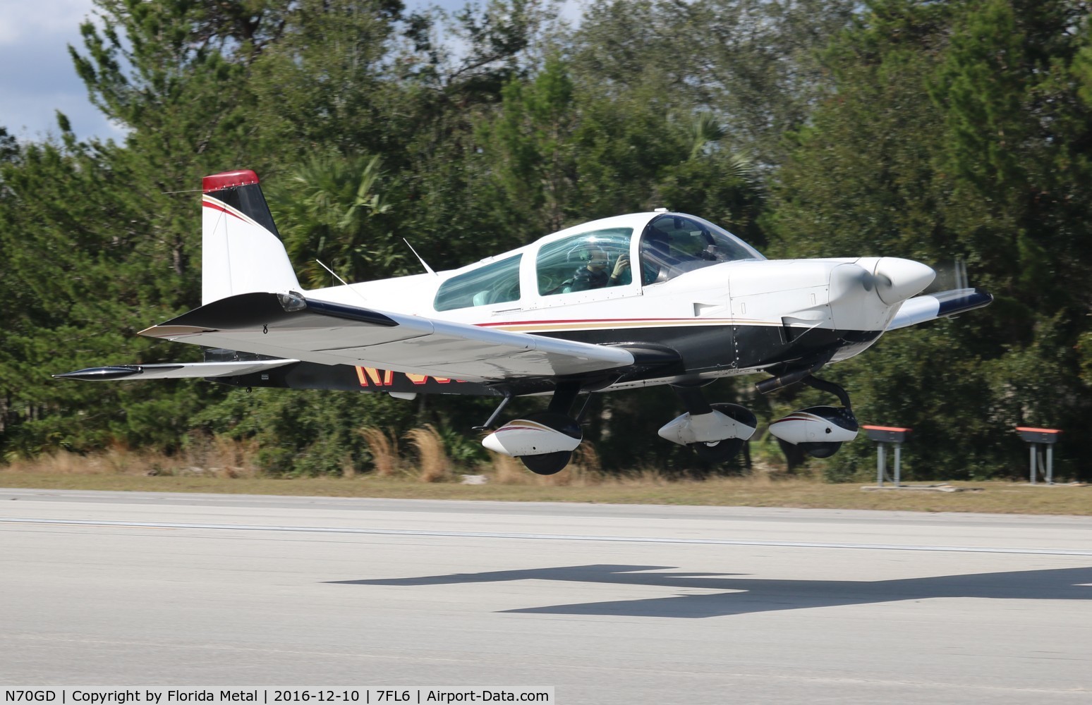 N70GD, 1976 Grumman American AA-5B Tiger C/N AA5B-0338, Spruce Creek 2016