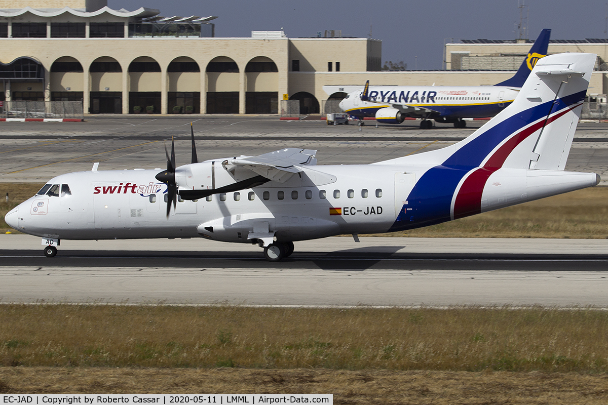 EC-JAD, 1992 ATR 42-201 C/N 321, Runway 31