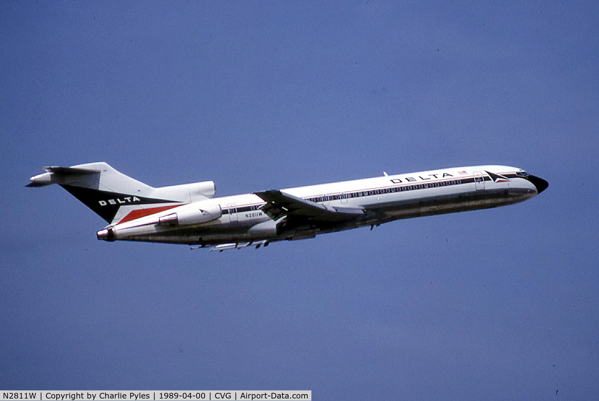 N2811W, 1972 Boeing 727-247 C/N 20649, Delta exWestern