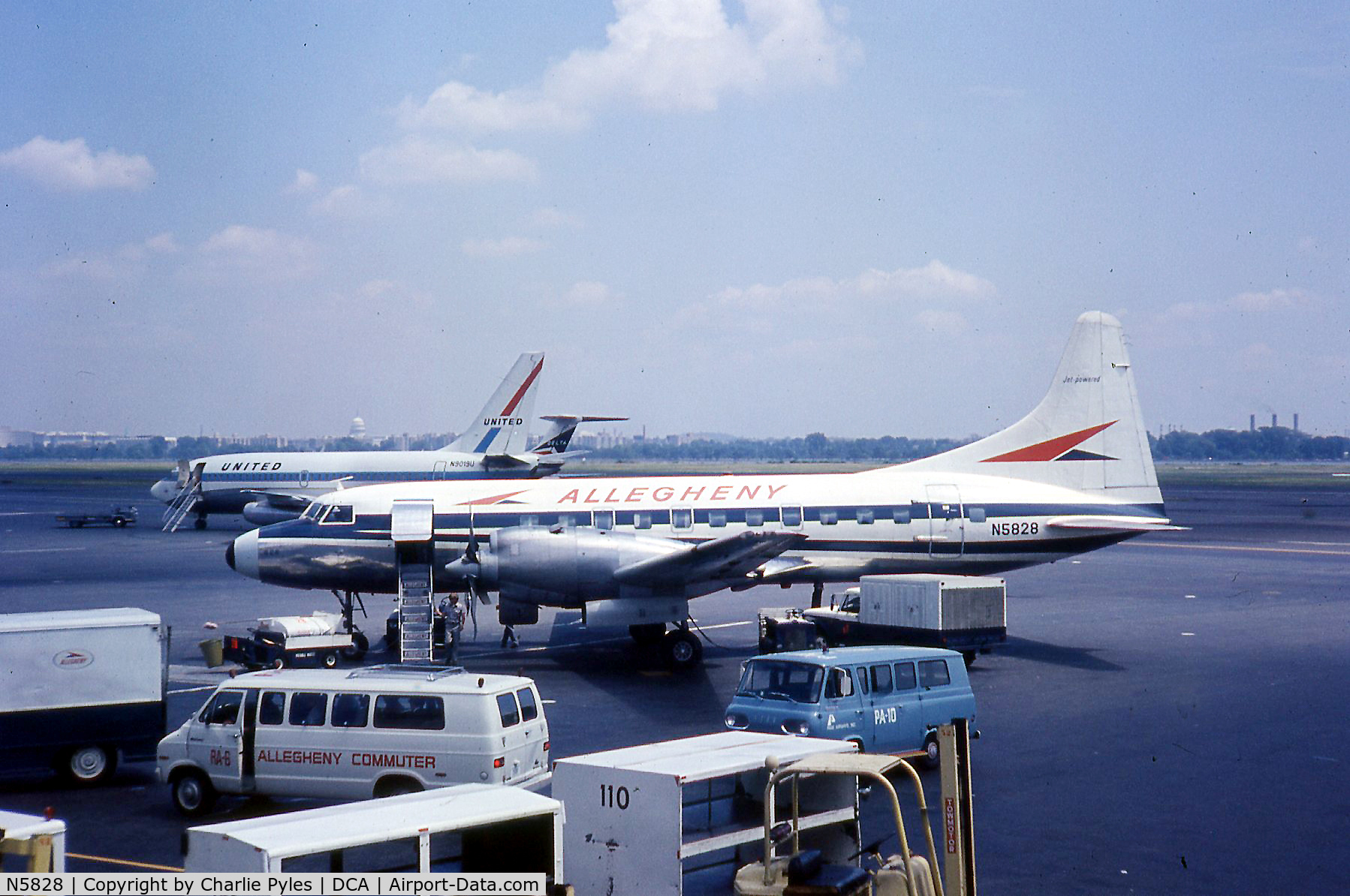 N5828, 1956 Convair 580 C/N 375, Not a freighter yet in this photo