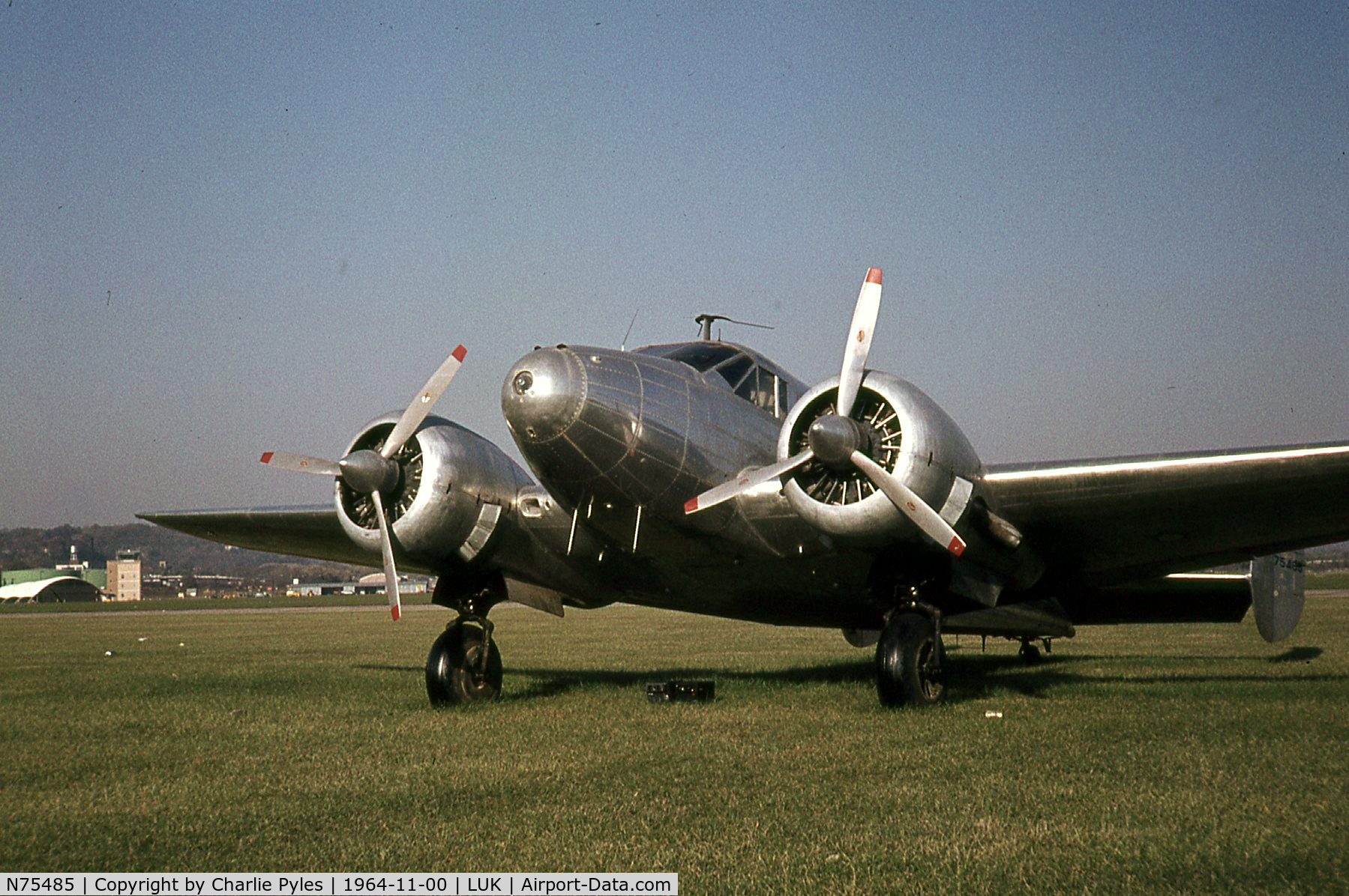 N75485, 1942 Beech AT-11 Kansan C/N 3291, Thanks to my friend Bob Parmerter for helping identify this photo.