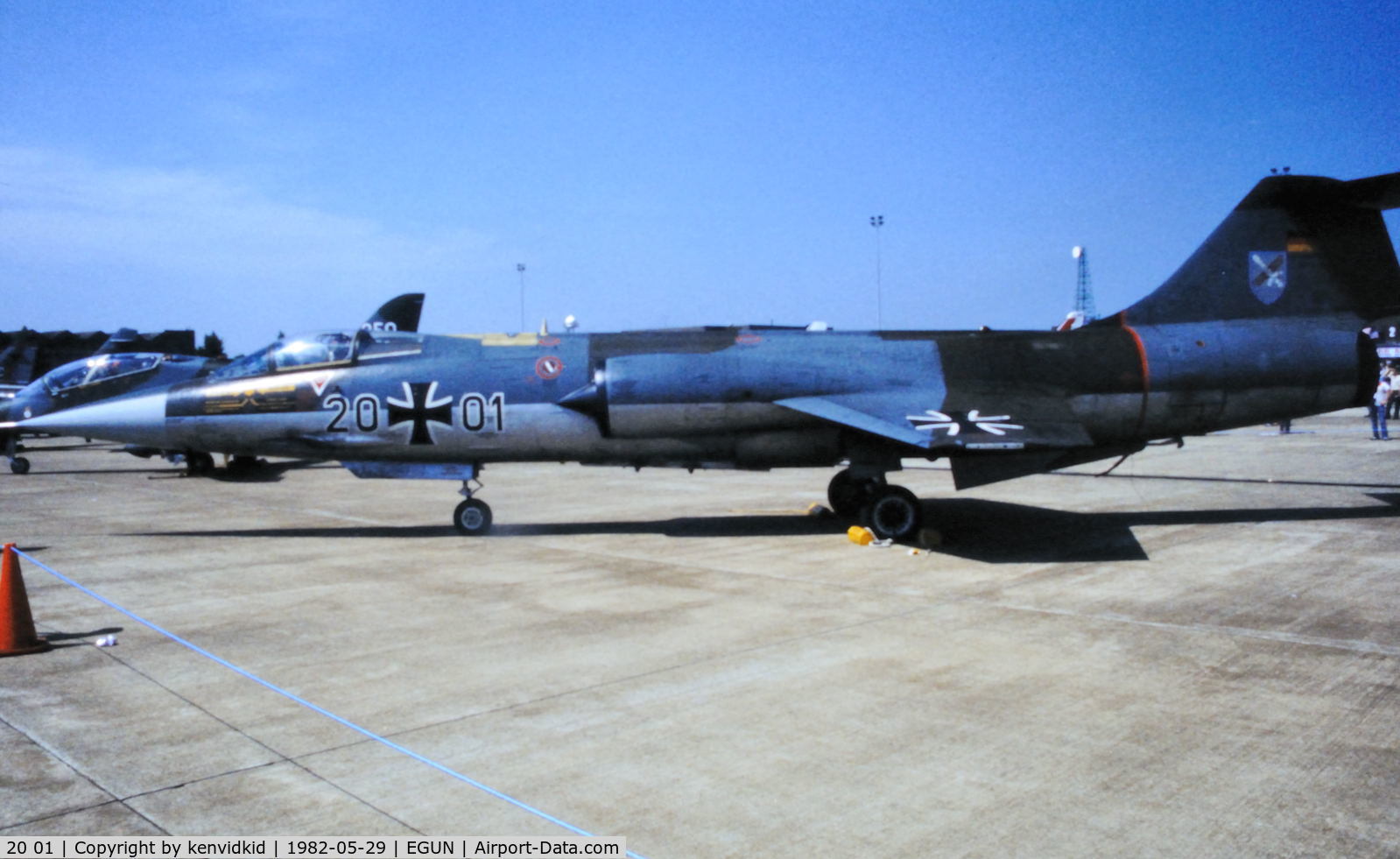 20 01, Lockheed F-104G Starfighter C/N 683-2001, At the 1982 Mildenhall Air Fete.