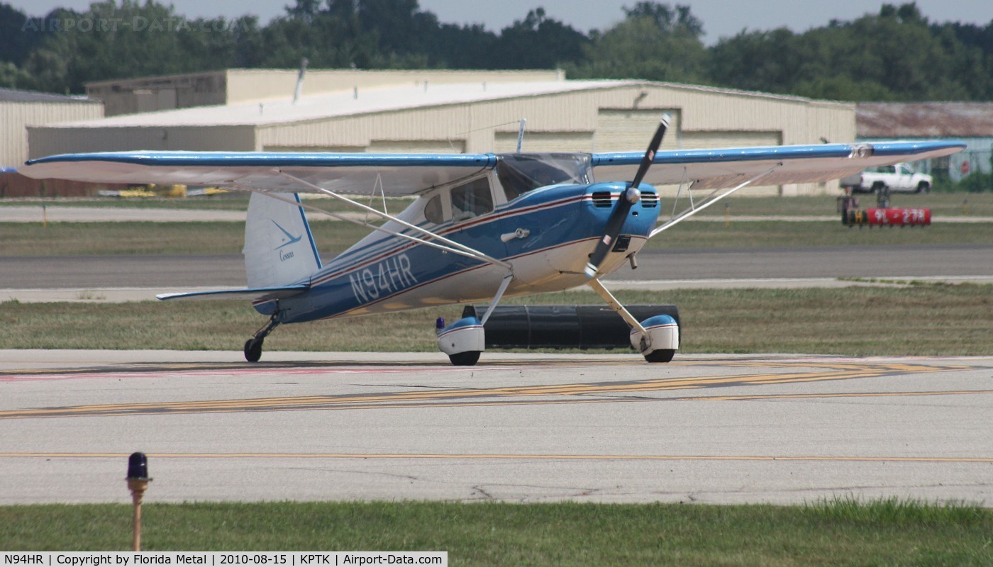 N94HR, 1947 Cessna 140 C/N 12802, Pontiac 2010
