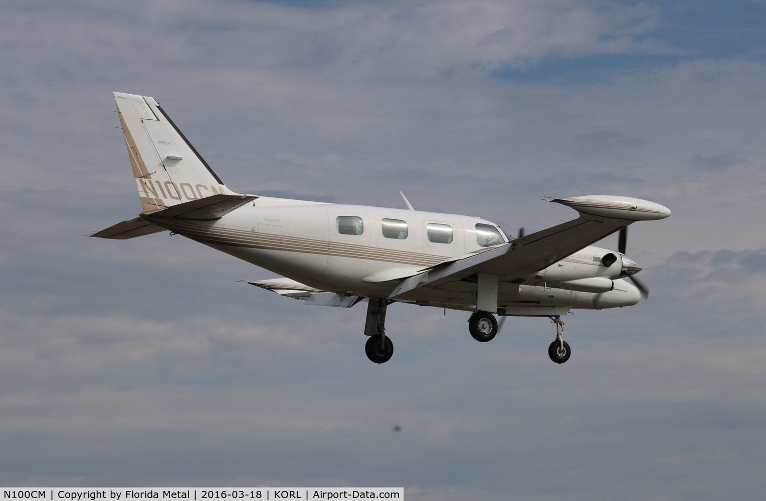 N100CM, 1980 Piper PA-31T Cheyenne C/N 31T-8020073, ORL 2016