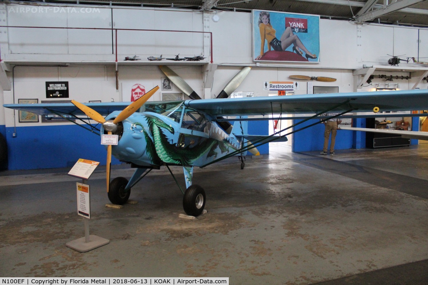 N100EF, 2002 Skystar Kitfox Series 5 C/N S9801-0132, Oakland Aviation Museum