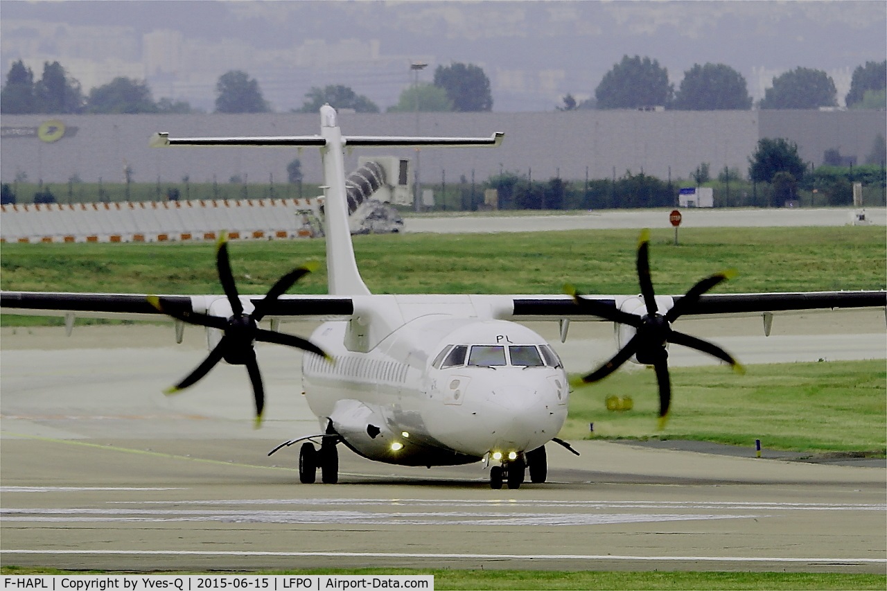 F-HAPL, 2000 ATR 72-212A C/N 654, ATR 72-212A, Holding point rwy 08, Paris-Orly airport (LFPO-ORY)