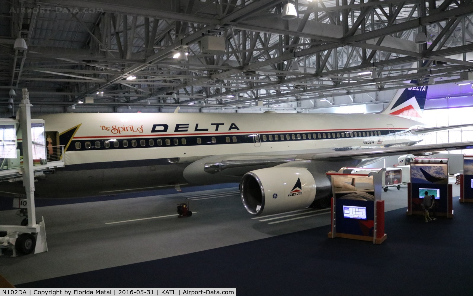 N102DA, 1982 Boeing 767-232 C/N 22214, Delta Museum ATL 2016