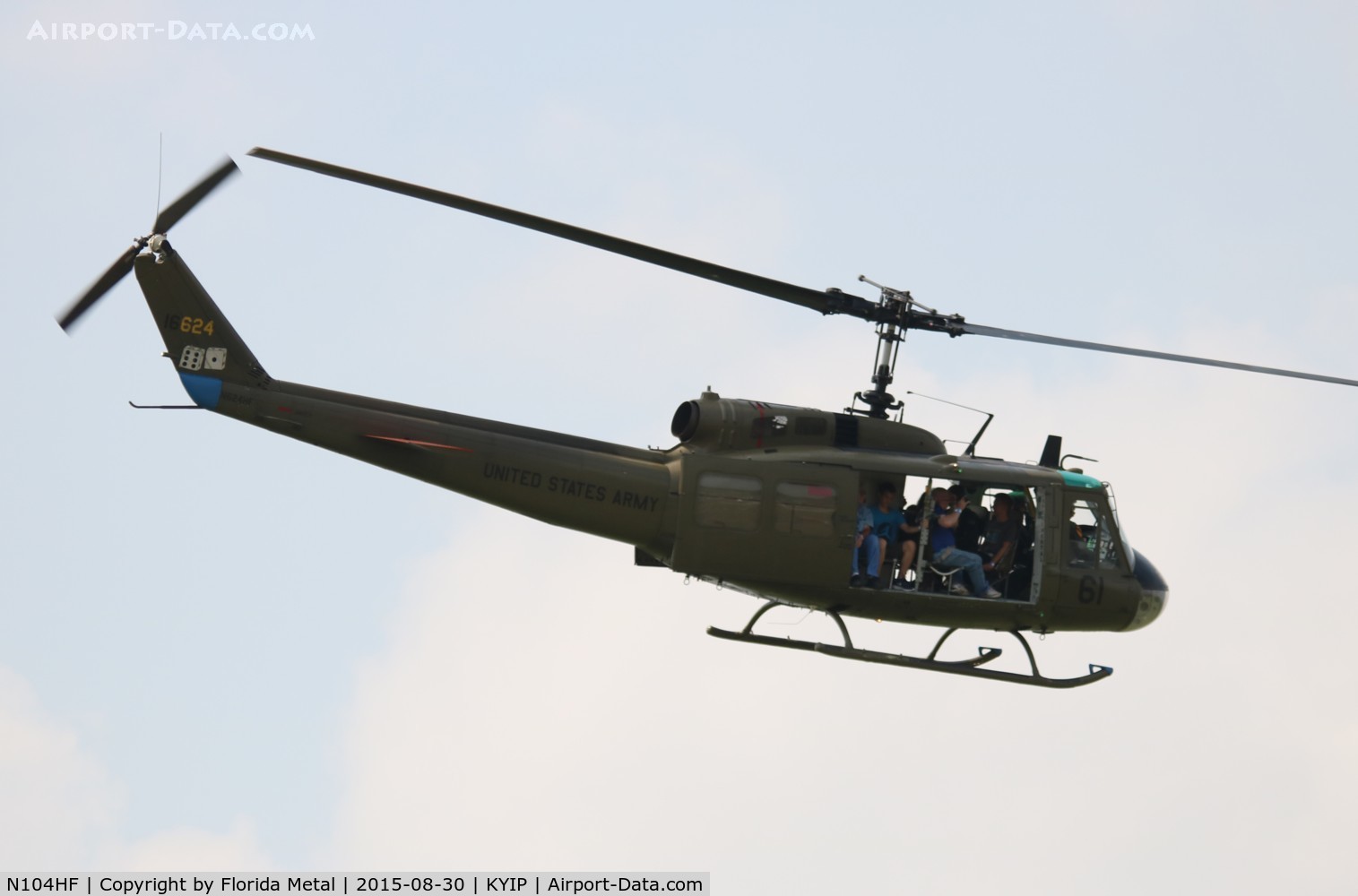 N104HF, 1968 Bell UH-1H Iroquois C/N 10763 (68-16104), TOM 2015