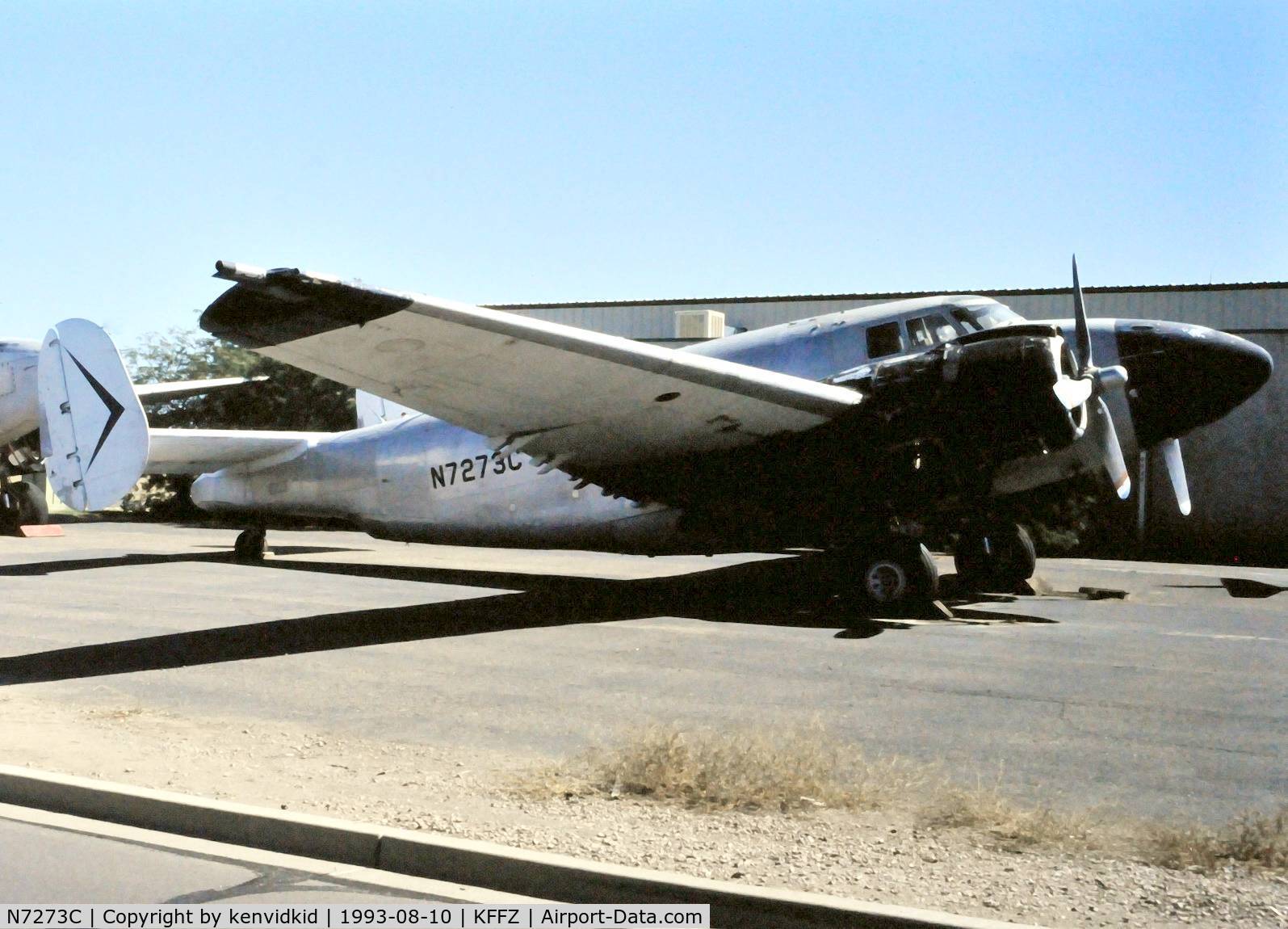 N7273C, 1940 Lockheed PV-2 Harpoon C/N 15-1177, At Falcon Field.