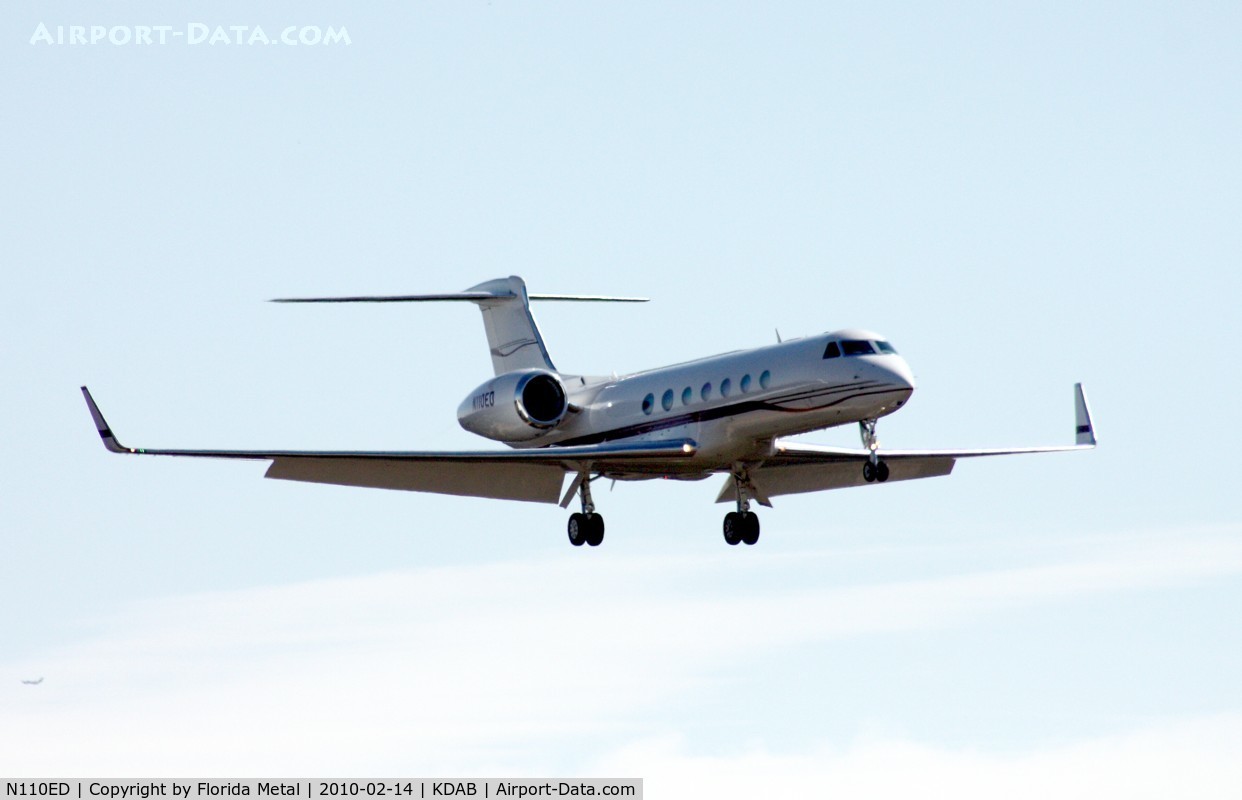 N110ED, 2006 Gulfstream Aerospace GV-SP (G500) C/N 5136, DAB 2010