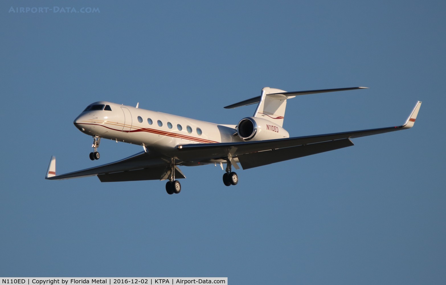 N110ED, 2006 Gulfstream Aerospace GV-SP (G500) C/N 5136, TPA 2016