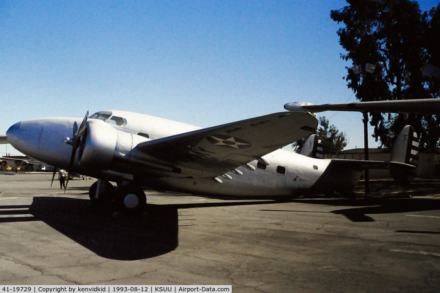 41-19729, 1941 Lockheed C-56 Lodestar (L-18) C/N 18-2089, At the Travis air base museum.