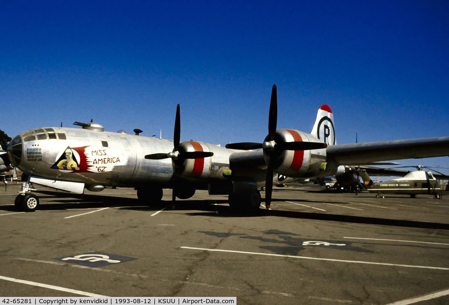 42-65281, 1942 Boeing B-29-25-MO C/N 3456, At the Travis air base museum.