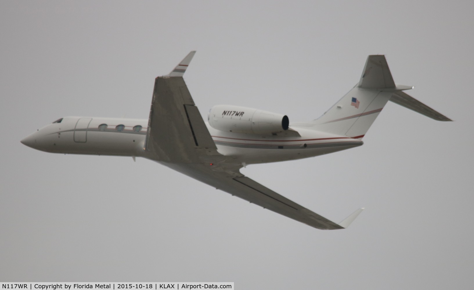 N117WR, 2005 Gulfstream Aerospace GIV-X (G350) C/N 4015, LAX 2015