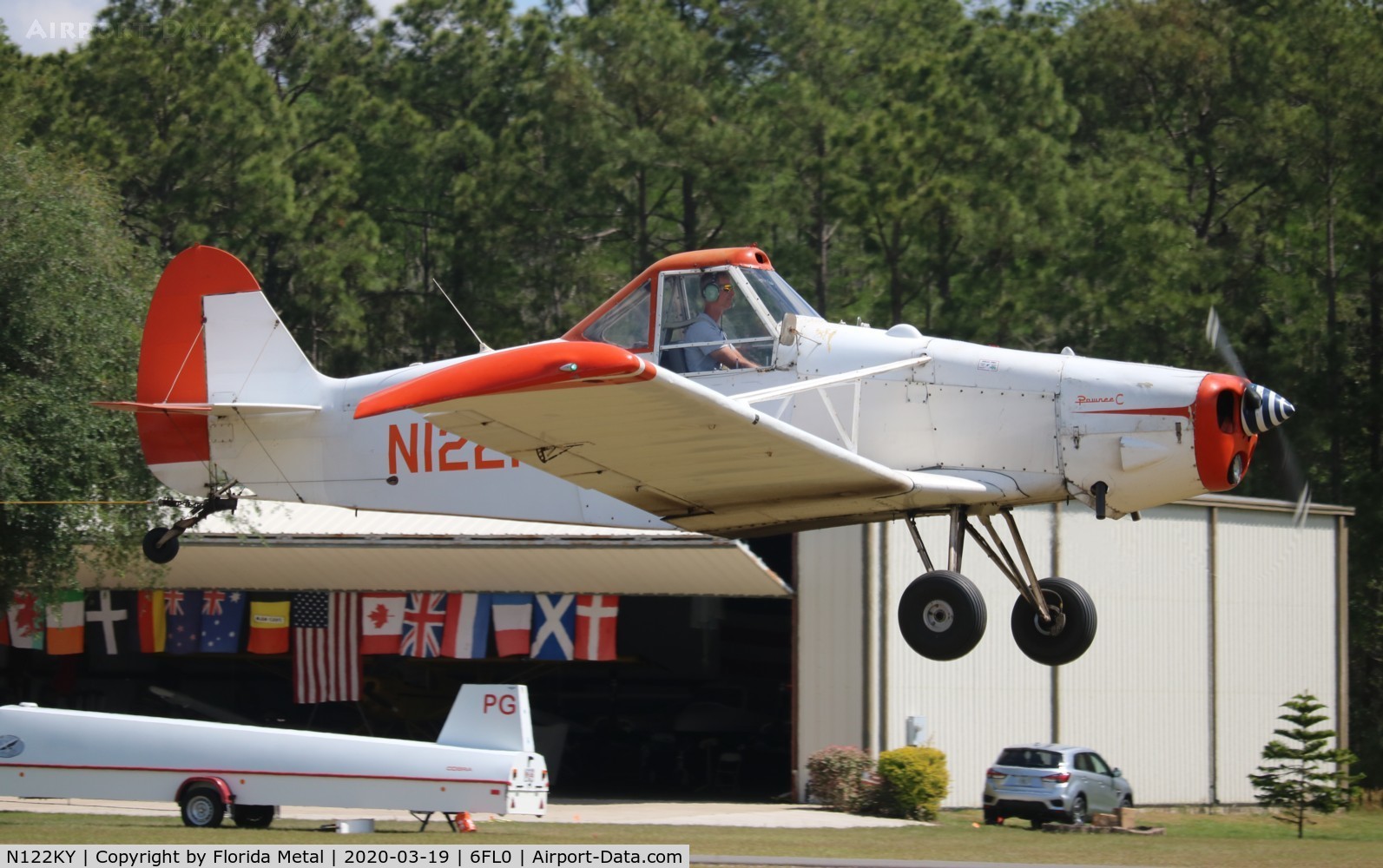 N122KY, 1968 Piper PA-25-260 C/N 25-4576, Senior Soaring Championship 2020