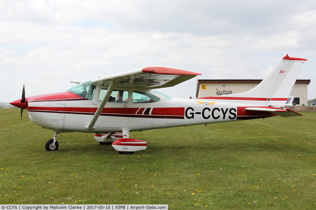 G-CCYS, 1979 Reims F182Q Skylane C/N 0126, Reims F182Q Skylane Fishburn Airfield May 10 2017