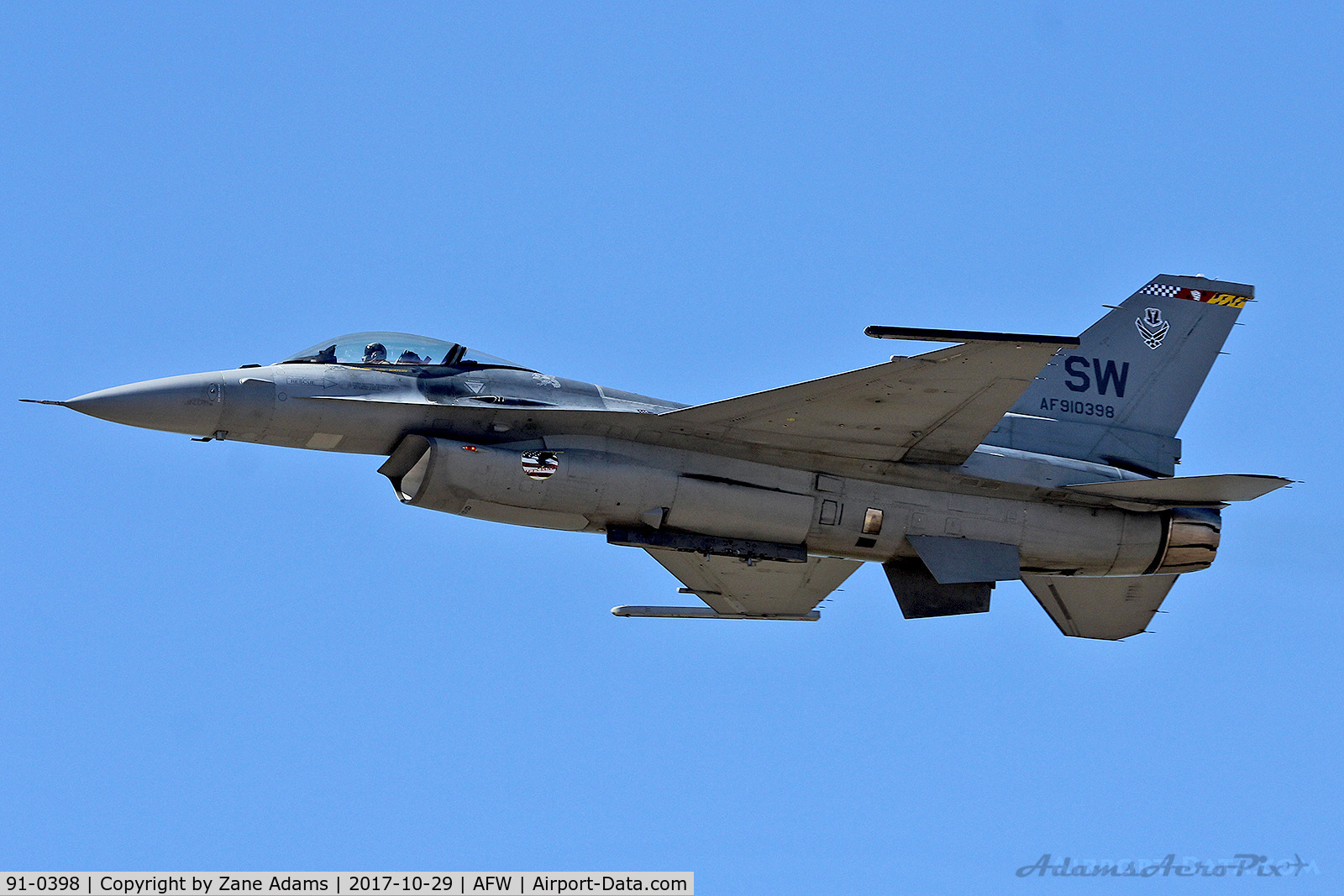 91-0398, 1993 General Dynamics F-16C Fighting Falcon C/N CC-86, At the 2019 Alliance Airshow
