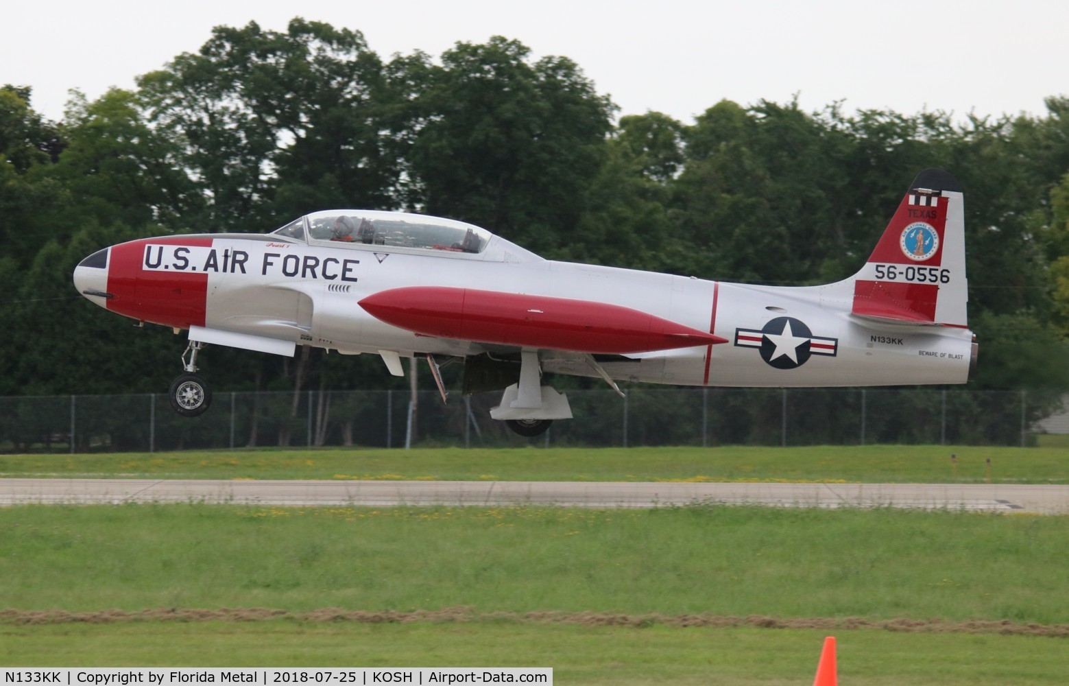 N133KK, Canadair T-33AN Silver Star 3 C/N T33-556, OSH 2018