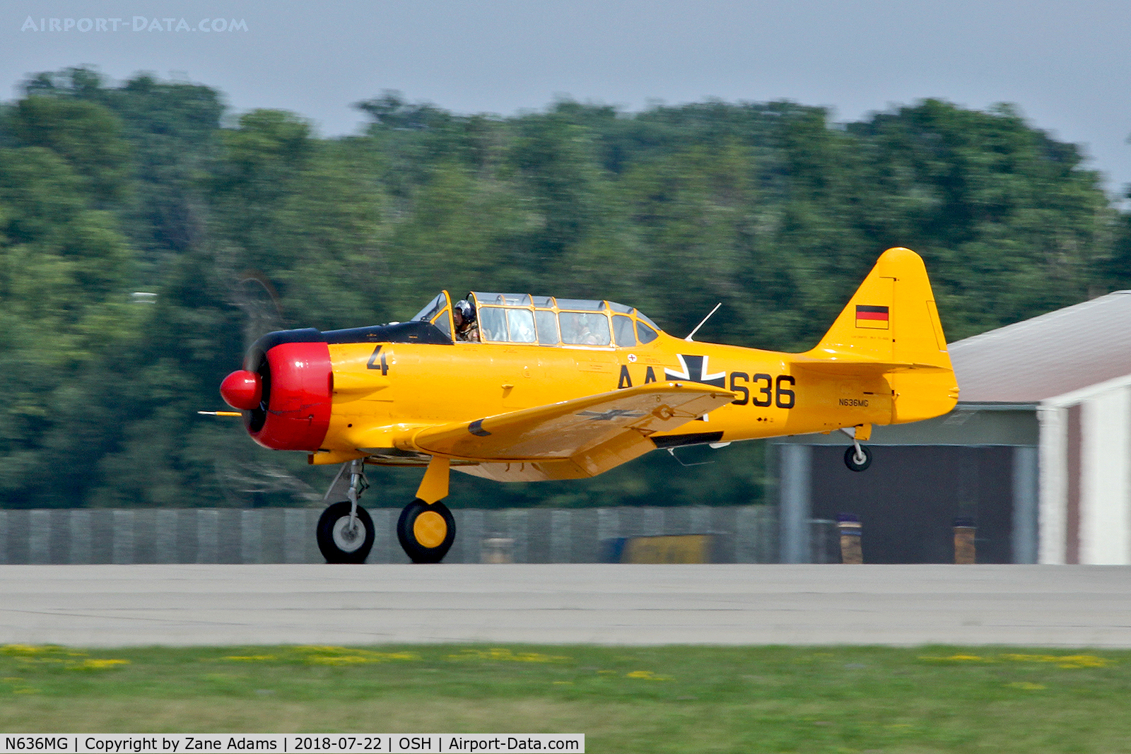 N636MG, 1954 Canadian Car & Foundry Harvard IV C/N CCF4-555, At the 2018 EAA AirVenture - Oshkosh, WI