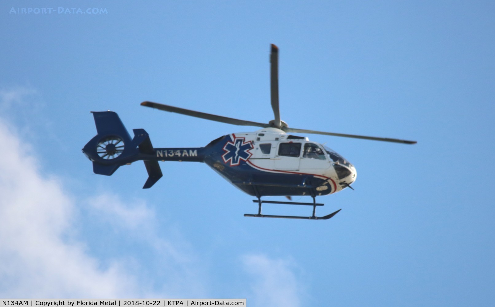 N134AM, 2004 Eurocopter EC-135P-2 C/N 0324, TPA 2018