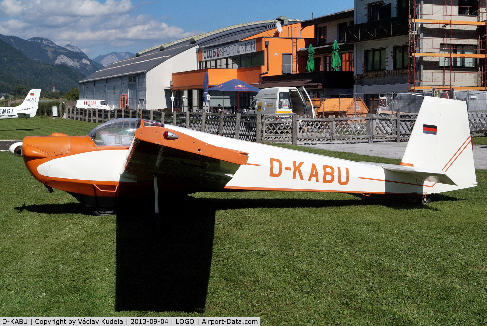 D-KABU, Scheibe SF-25C Falke 1700 C/N 44128, ex (D-KLDE)