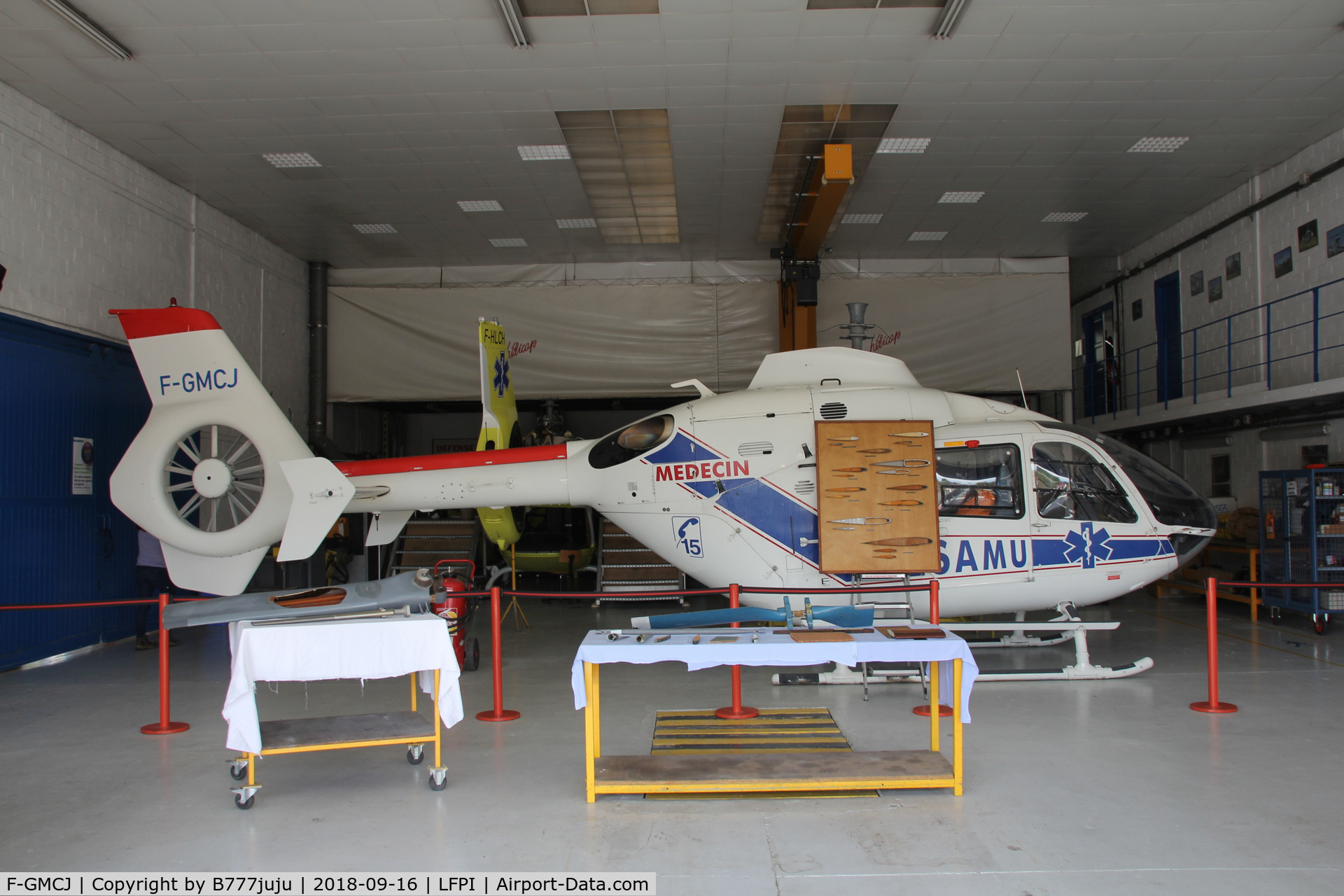 F-GMCJ, Eurocopter EC-135T-1 C/N 0020, at Issy-les-Moulineaux