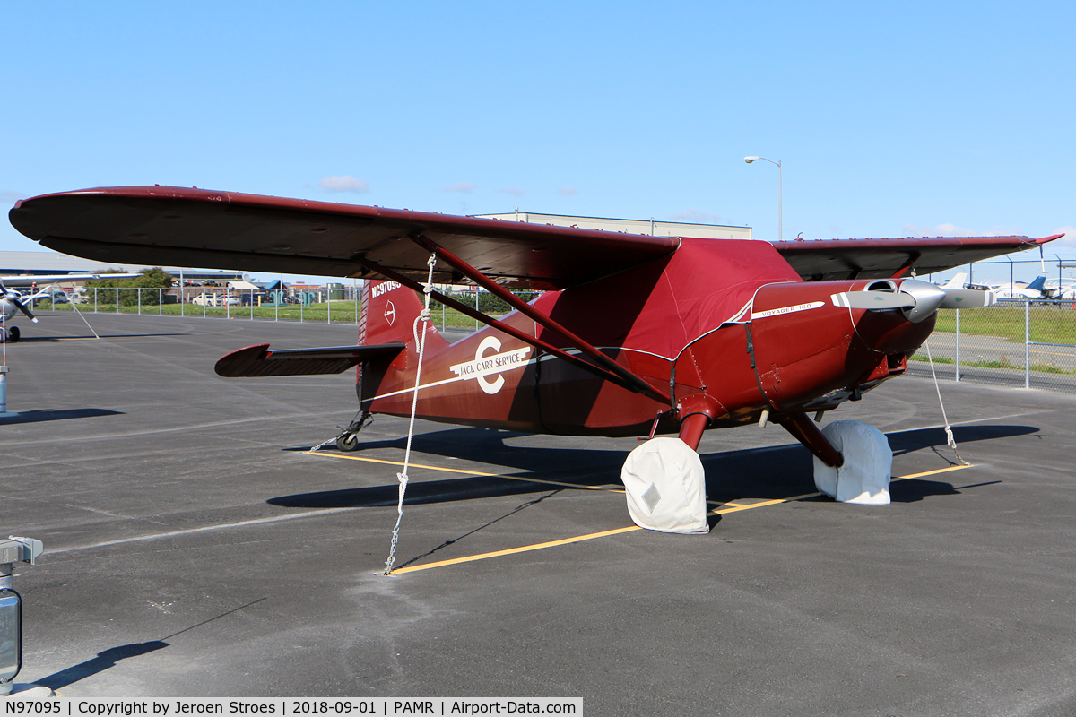 N97095, 1946 Stinson 108-1 Voyager C/N 108-1095, PAMR